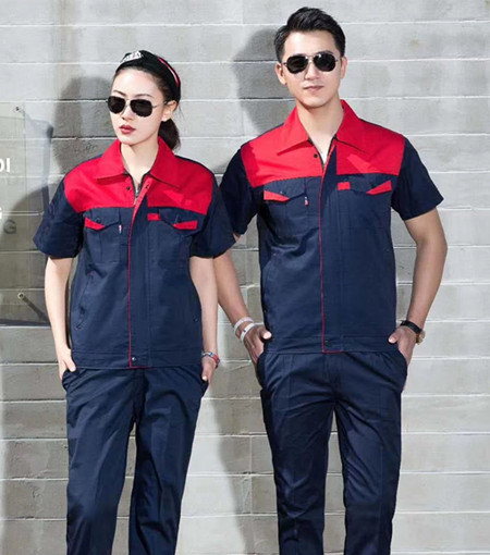 定制企業(yè)工作服，工廠工作服刺繡logo